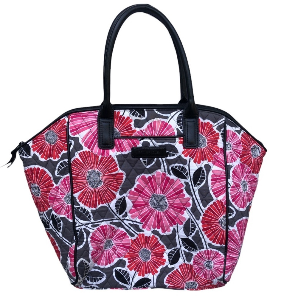 Vera Bradley Floral poppy tote purse bag